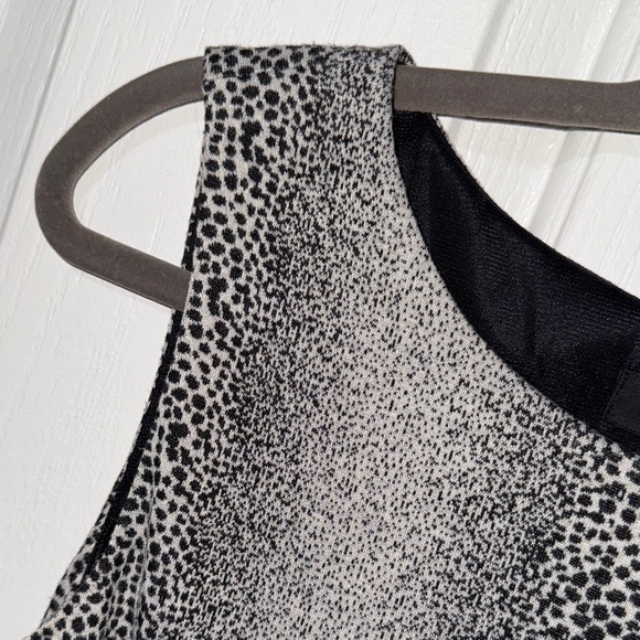 💰Nine West Elegant Black and White Sleeveless Dress - Picture 3 of 10